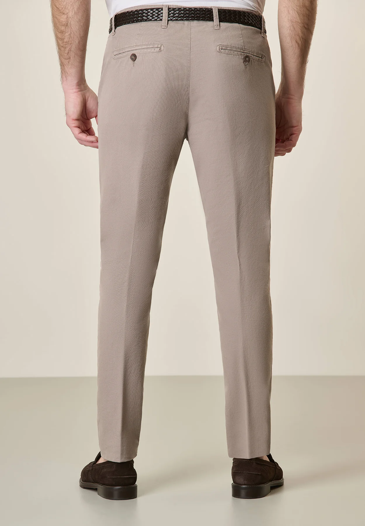 Pantalone fango misto lino slim fit - Image 3