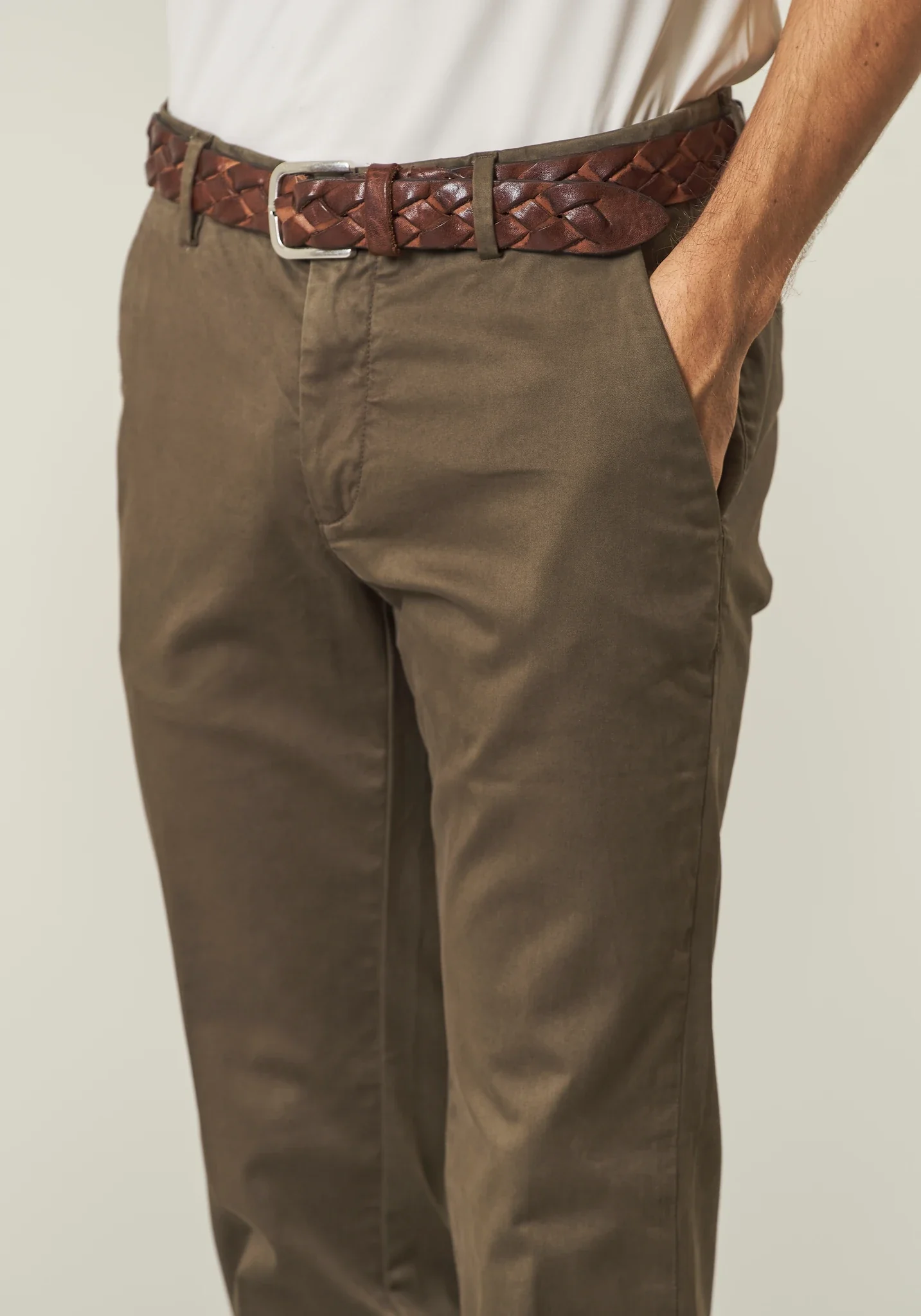 Pantalone fango effetto raso custom fit - Image 4