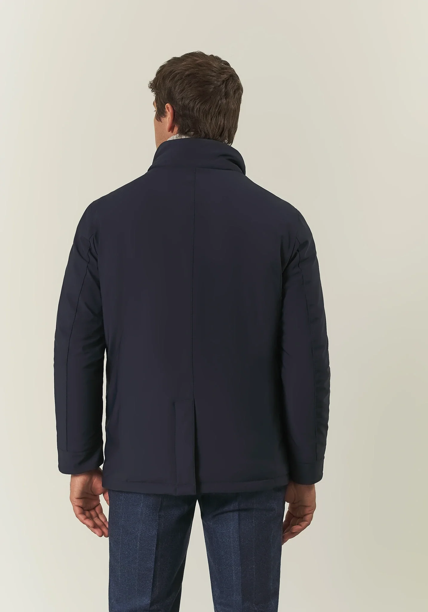 Peacoat blu tessuto tecnico - Image 4