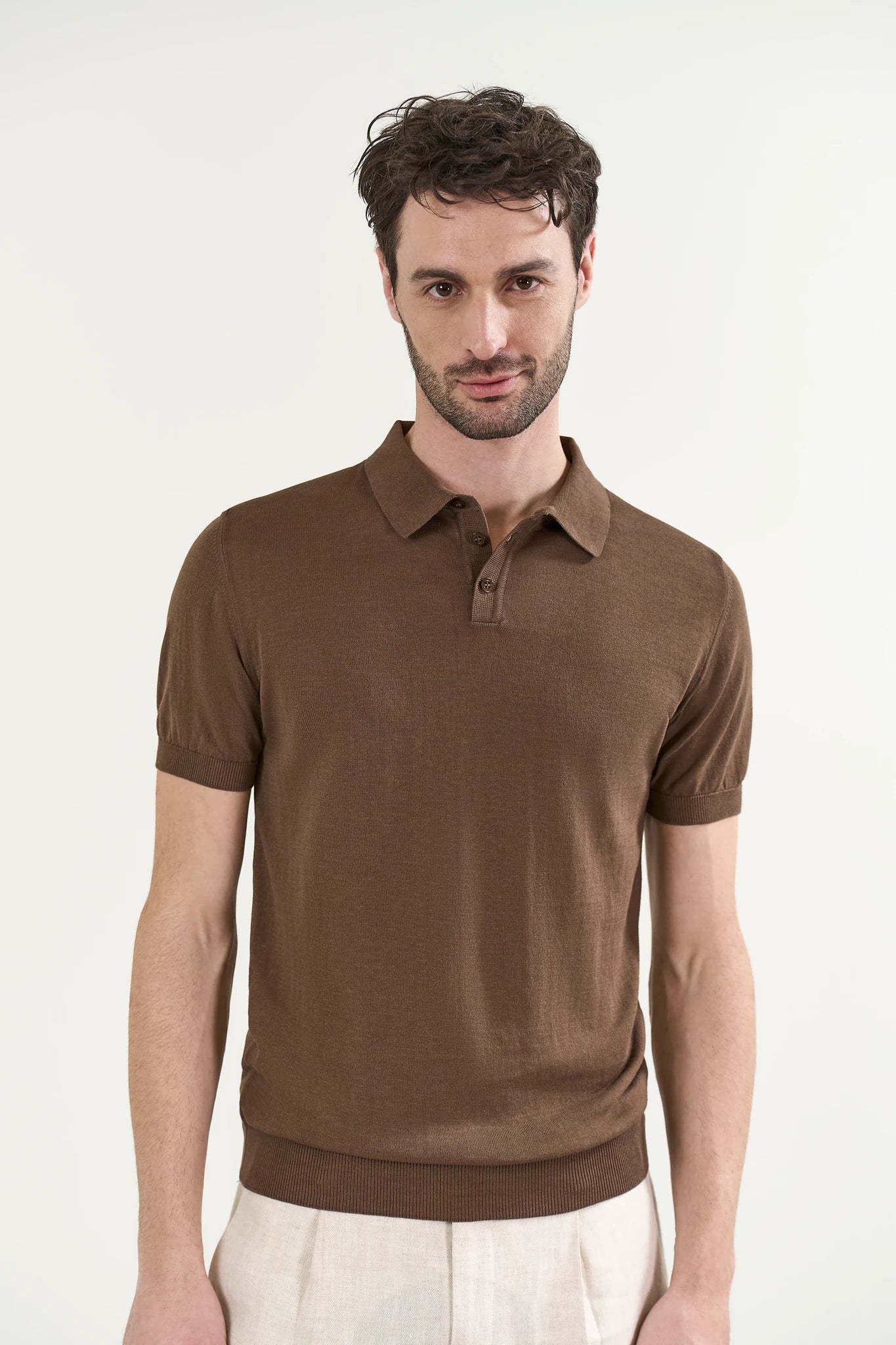 Polo moro cotone tricotina crepe - Image 3