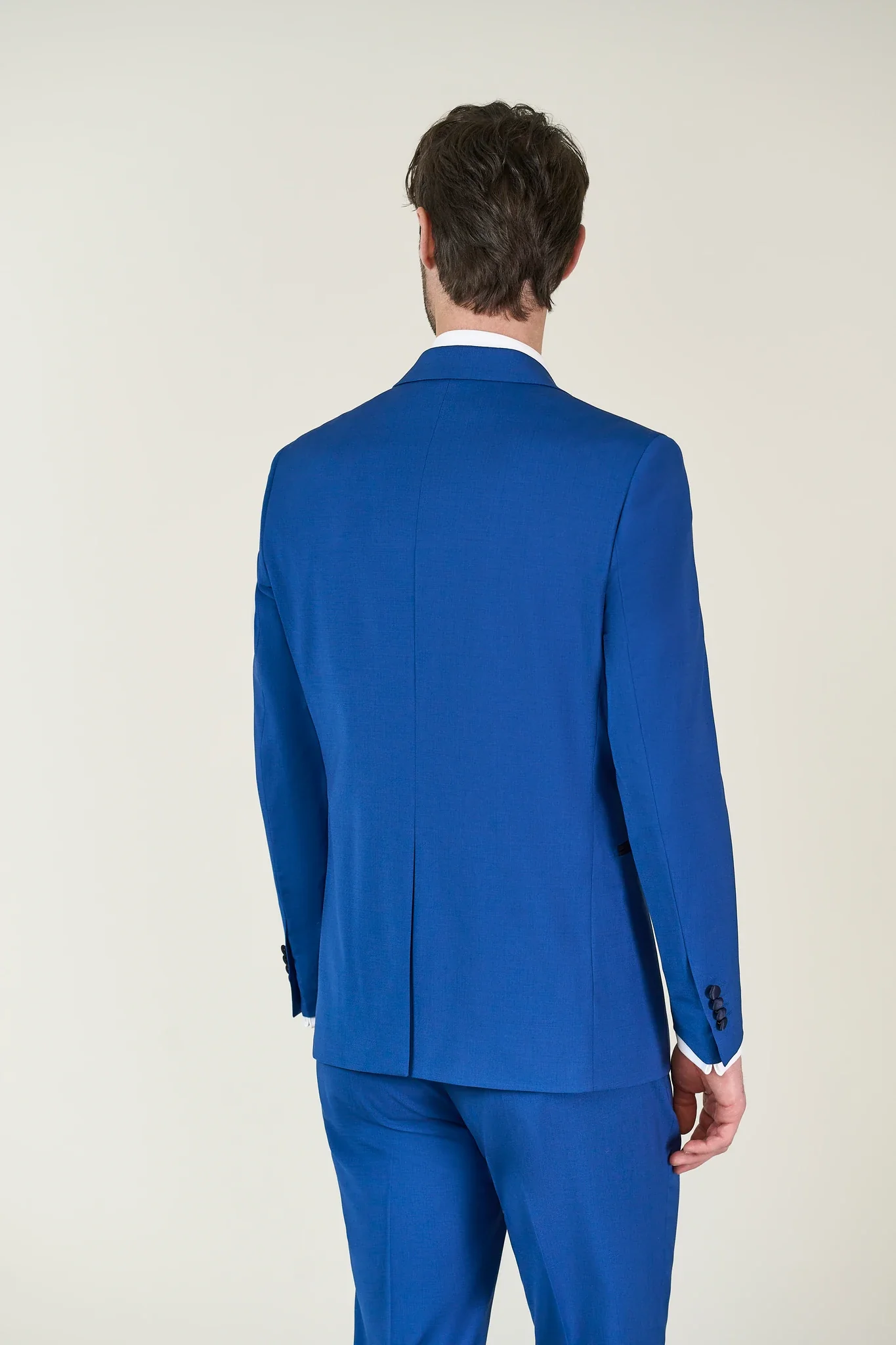 Smoking bluette lana stretch custom fit - Image 4
